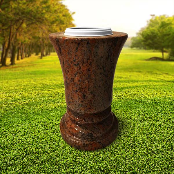 Jarra Torneada Granito Multi Color Red - JR55