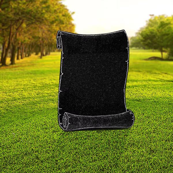 Lápide Pergaminho Granito Negro - LP20