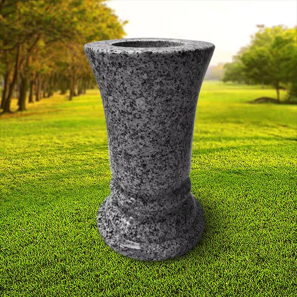 Jarra Torneada Granito Cinza - JR54